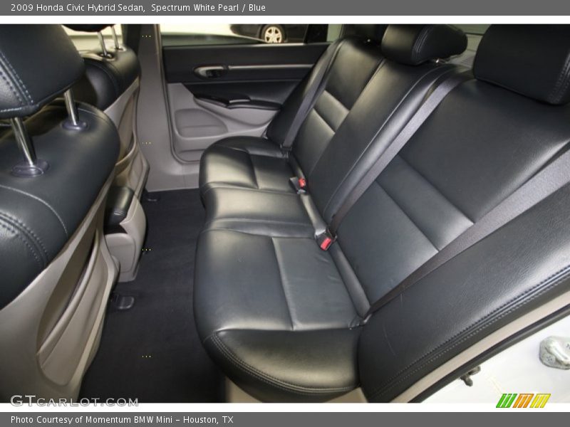 Spectrum White Pearl / Blue 2009 Honda Civic Hybrid Sedan