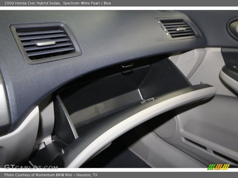 Spectrum White Pearl / Blue 2009 Honda Civic Hybrid Sedan