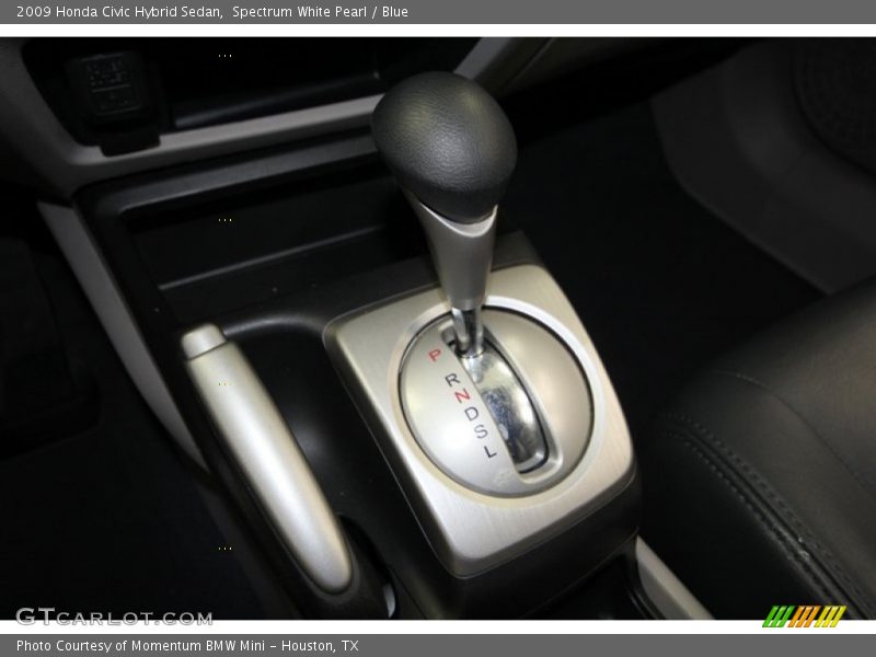 Spectrum White Pearl / Blue 2009 Honda Civic Hybrid Sedan