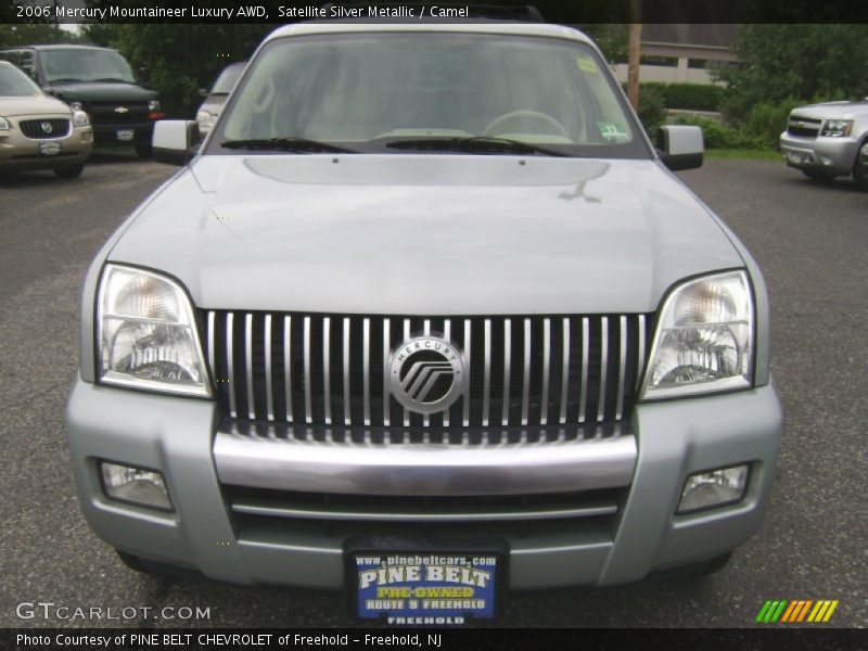 Satellite Silver Metallic / Camel 2006 Mercury Mountaineer Luxury AWD