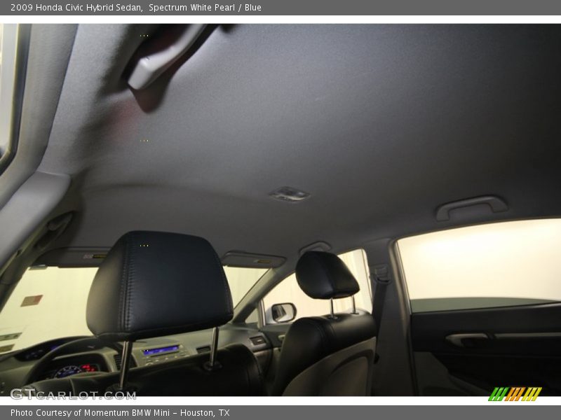 Spectrum White Pearl / Blue 2009 Honda Civic Hybrid Sedan