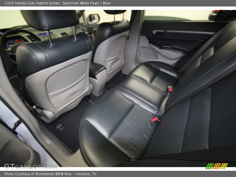 Spectrum White Pearl / Blue 2009 Honda Civic Hybrid Sedan