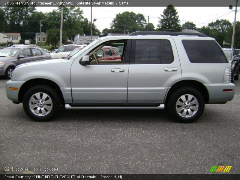 Satellite Silver Metallic / Camel 2006 Mercury Mountaineer Luxury AWD