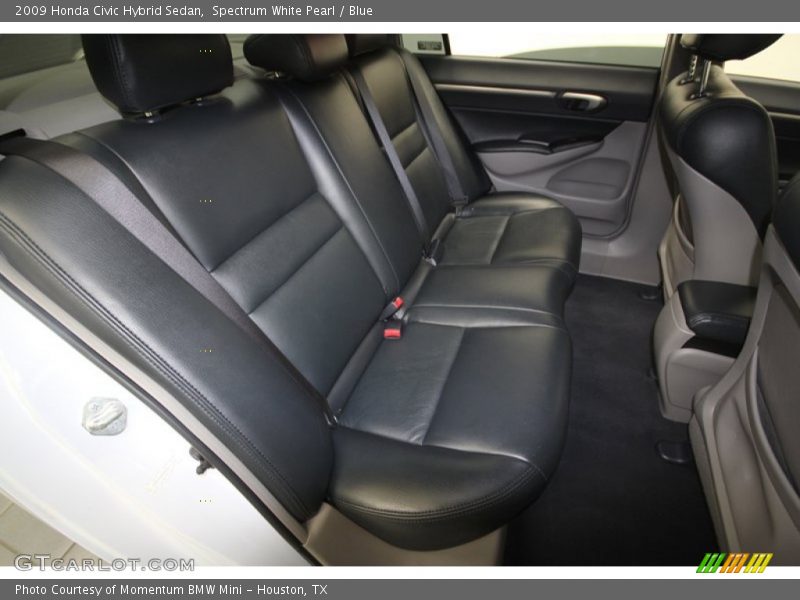 Spectrum White Pearl / Blue 2009 Honda Civic Hybrid Sedan