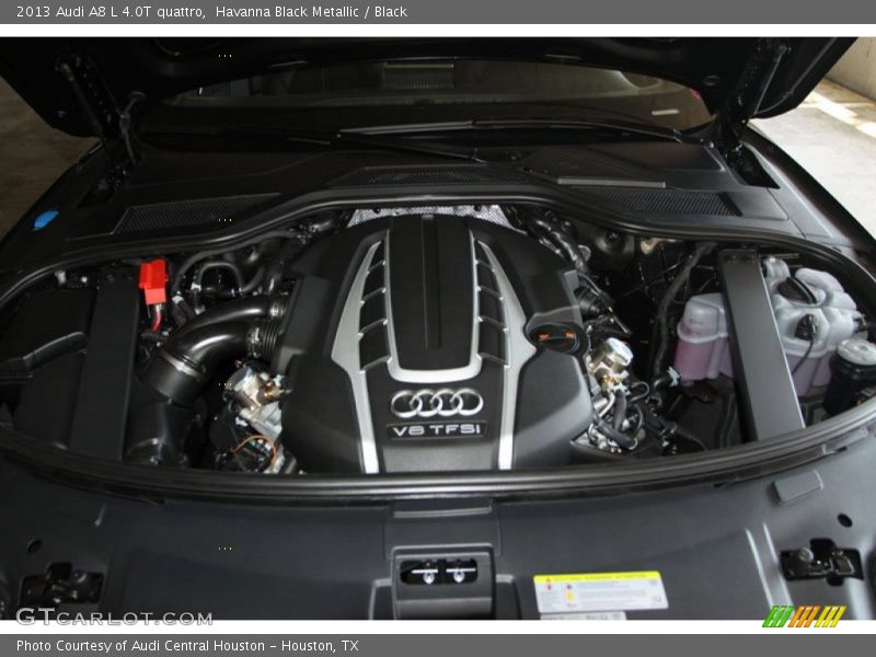  2013 A8 L 4.0T quattro Engine - 4.0 Liter FSI Twin-Turbocharged DOHC 32-Valve VVT V8