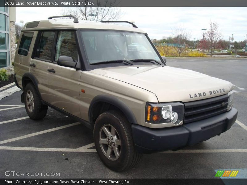 White Gold / Black 2003 Land Rover Discovery S