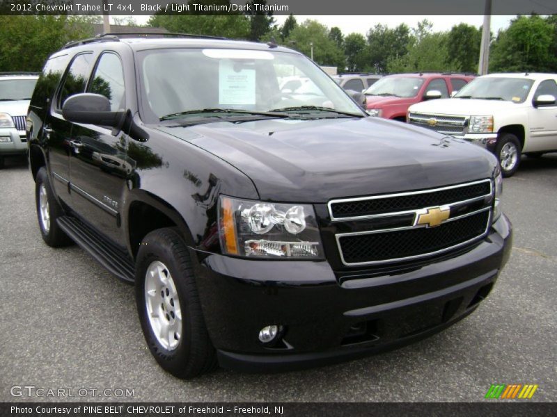 Black / Light Titanium/Dark Titanium 2012 Chevrolet Tahoe LT 4x4