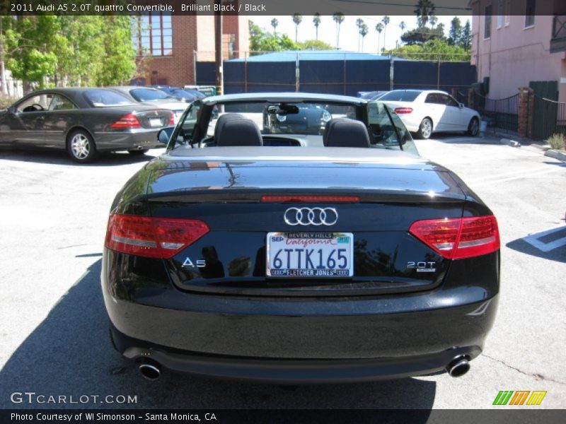 Brilliant Black / Black 2011 Audi A5 2.0T quattro Convertible