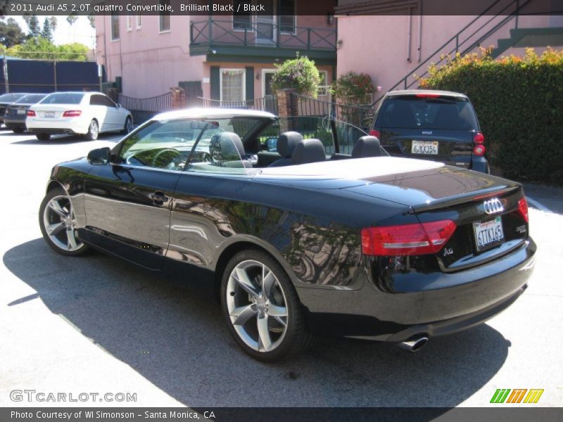 Brilliant Black / Black 2011 Audi A5 2.0T quattro Convertible