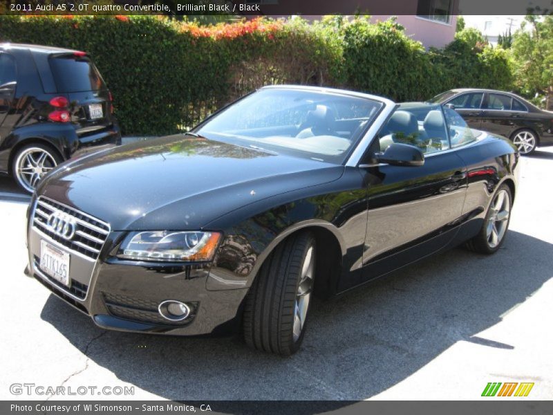 Brilliant Black / Black 2011 Audi A5 2.0T quattro Convertible