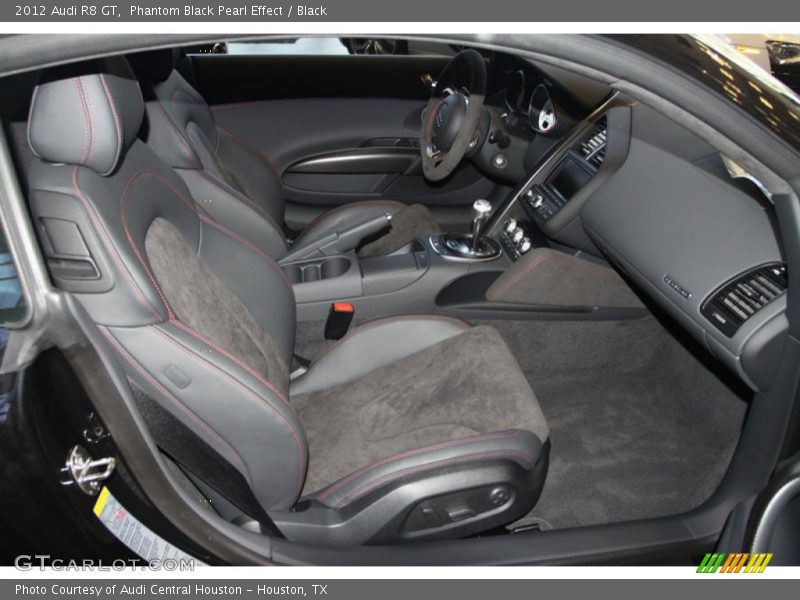  2012 R8 GT Black Interior
