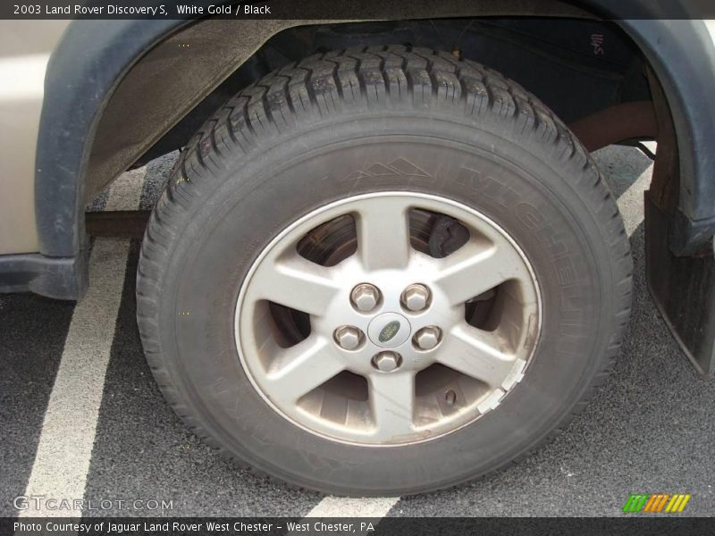 White Gold / Black 2003 Land Rover Discovery S