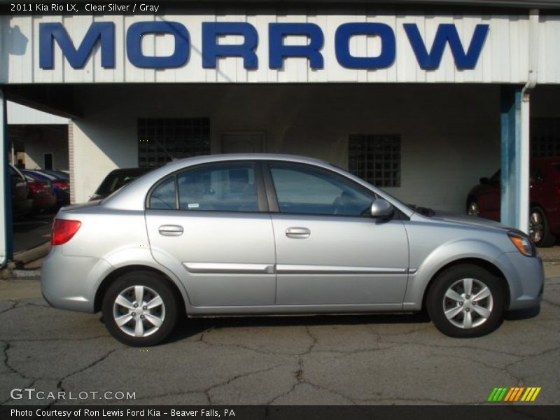 Clear Silver / Gray 2011 Kia Rio LX