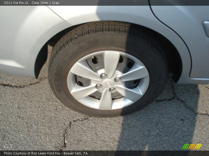Clear Silver / Gray 2011 Kia Rio LX
