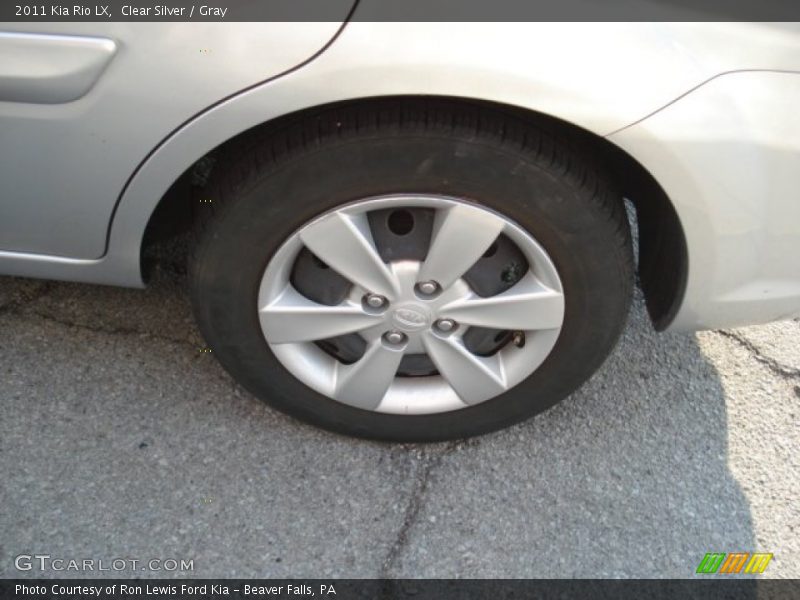 Clear Silver / Gray 2011 Kia Rio LX