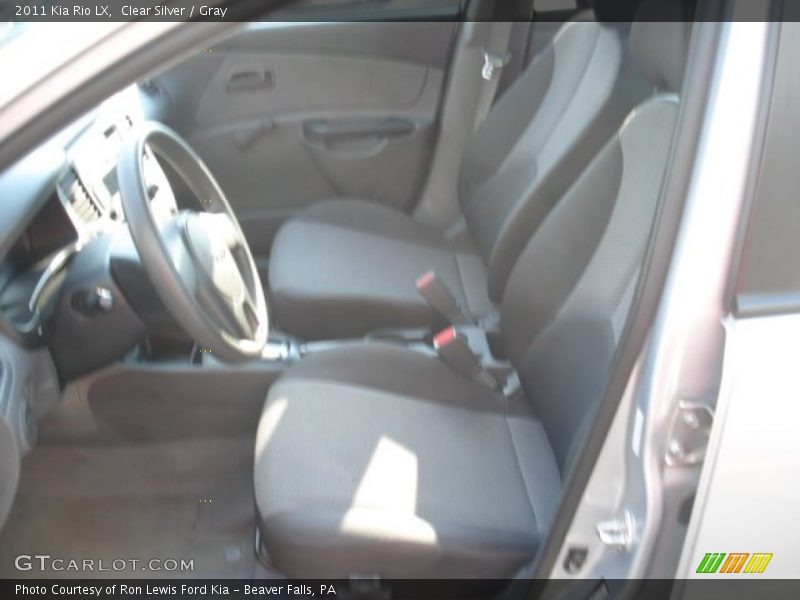 Clear Silver / Gray 2011 Kia Rio LX