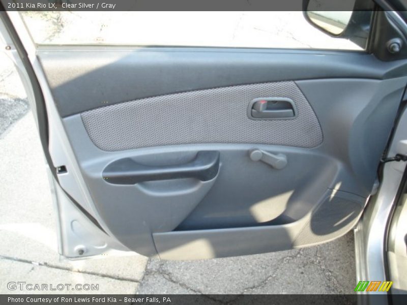 Clear Silver / Gray 2011 Kia Rio LX