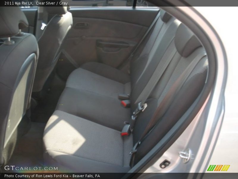 Clear Silver / Gray 2011 Kia Rio LX