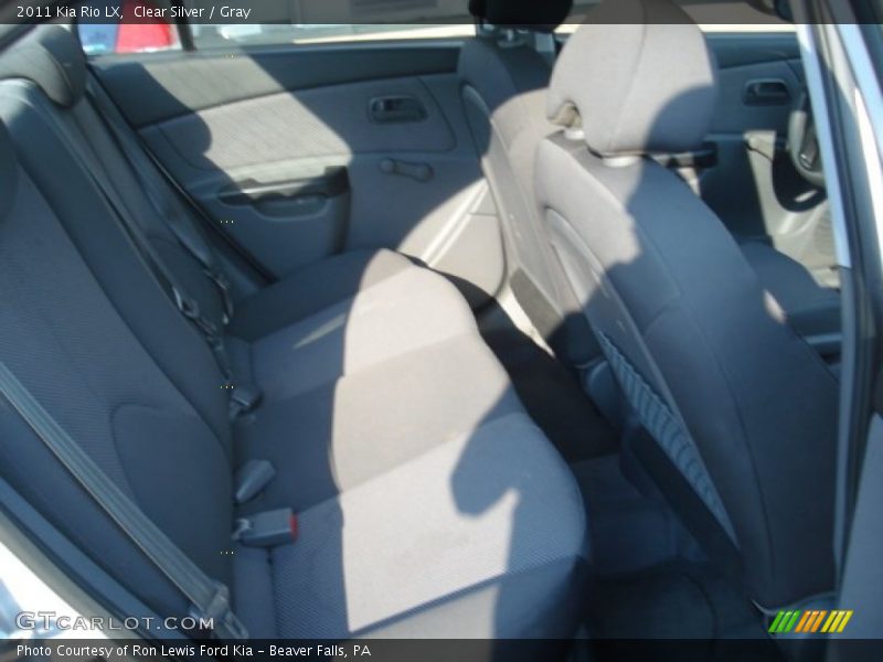 Clear Silver / Gray 2011 Kia Rio LX