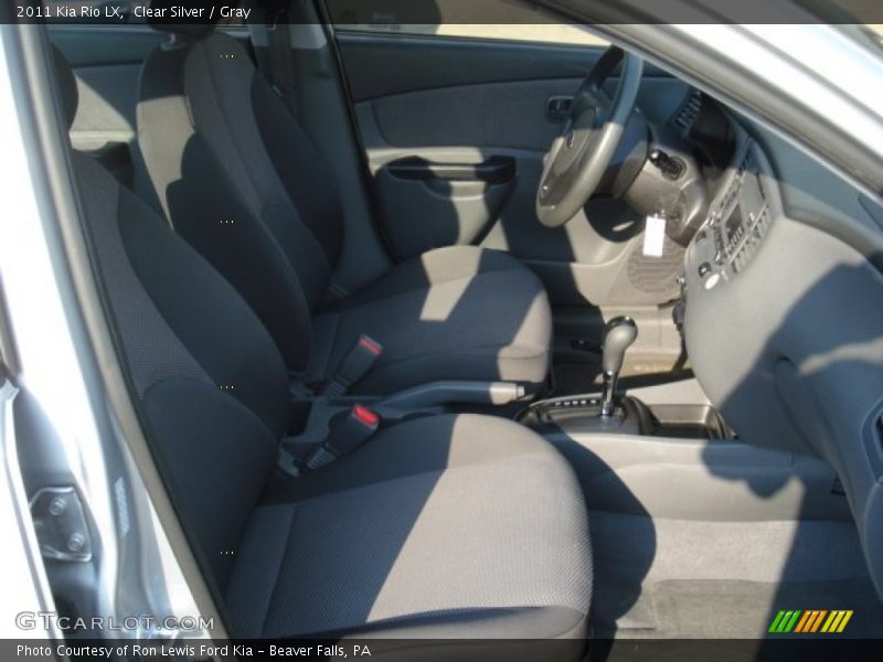 Clear Silver / Gray 2011 Kia Rio LX