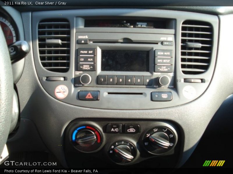 Clear Silver / Gray 2011 Kia Rio LX