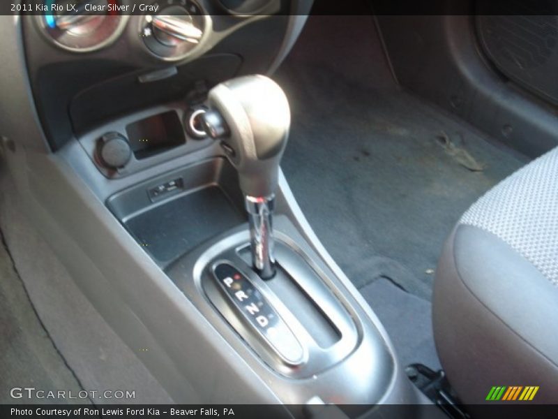 Clear Silver / Gray 2011 Kia Rio LX