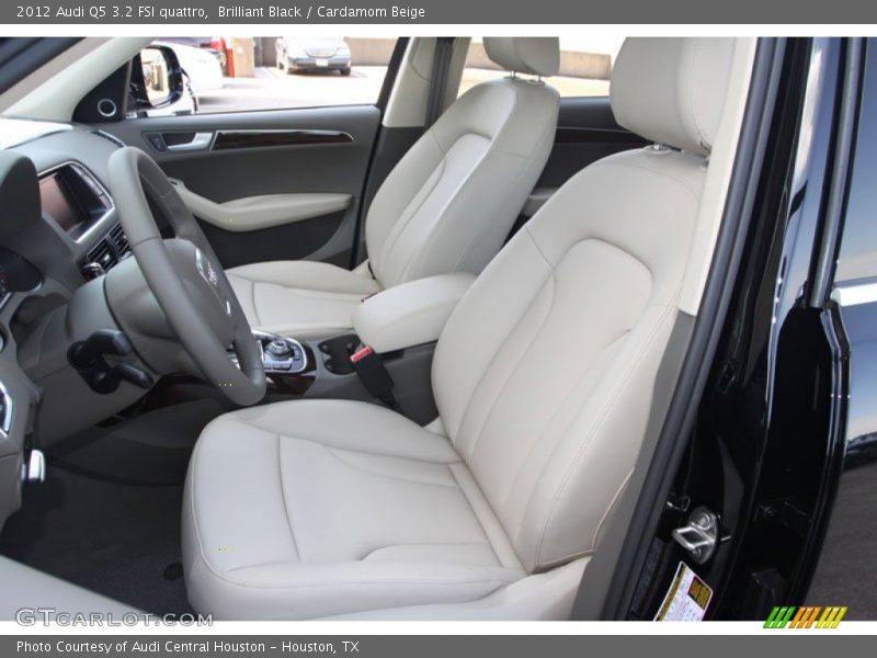 Brilliant Black / Cardamom Beige 2012 Audi Q5 3.2 FSI quattro