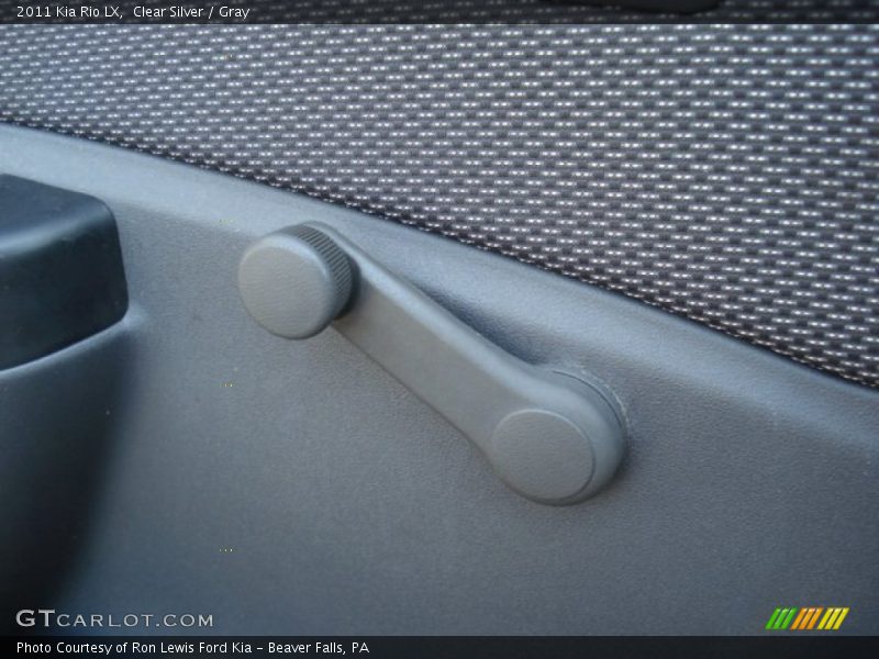 Clear Silver / Gray 2011 Kia Rio LX