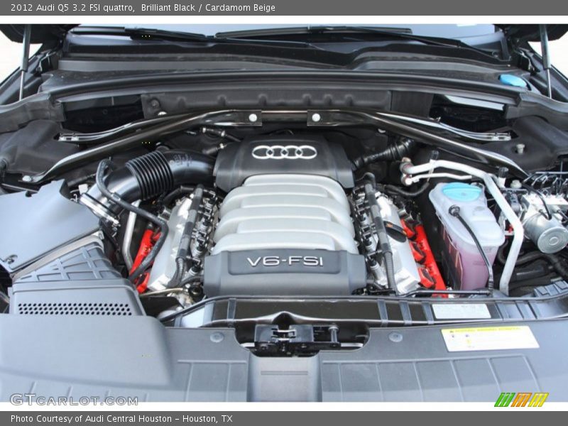 Brilliant Black / Cardamom Beige 2012 Audi Q5 3.2 FSI quattro