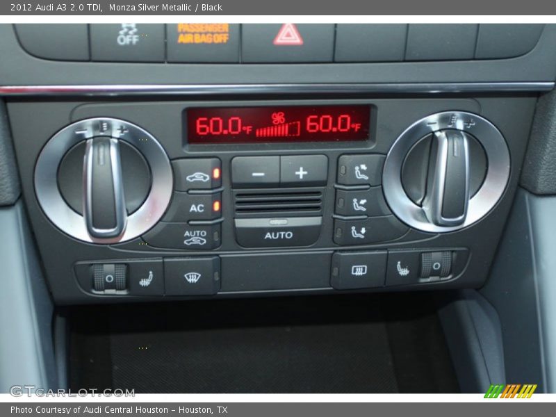 Controls of 2012 A3 2.0 TDI