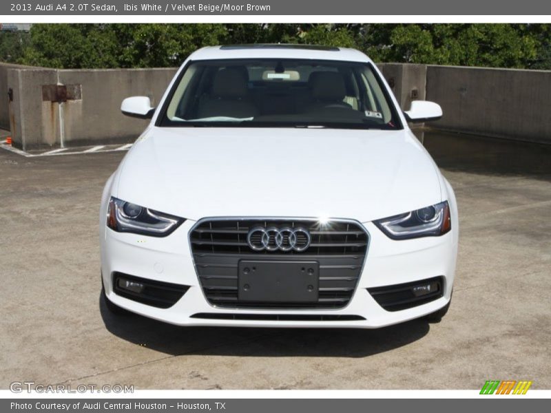 Ibis White / Velvet Beige/Moor Brown 2013 Audi A4 2.0T Sedan