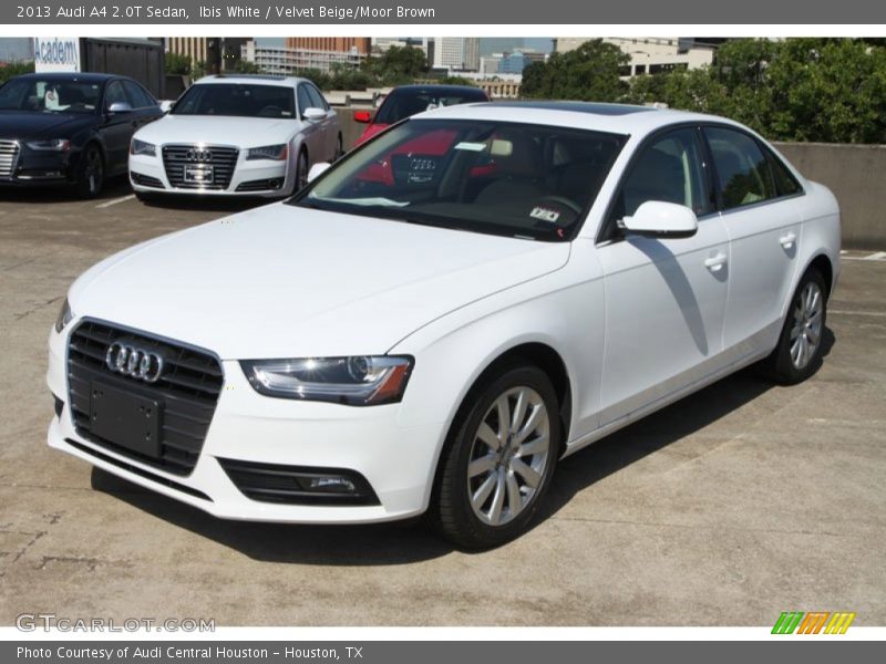 Ibis White / Velvet Beige/Moor Brown 2013 Audi A4 2.0T Sedan