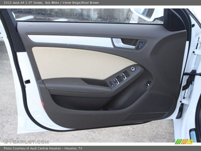 Ibis White / Velvet Beige/Moor Brown 2013 Audi A4 2.0T Sedan