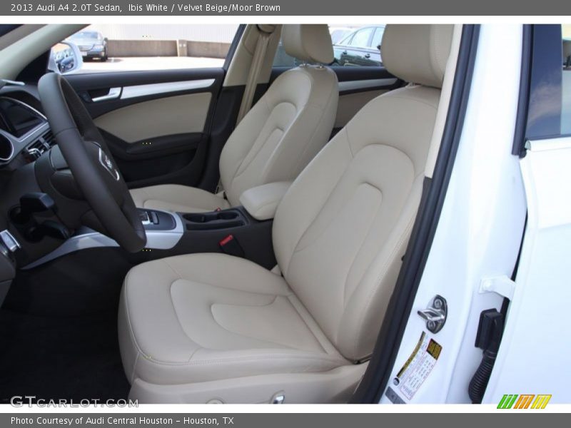 Ibis White / Velvet Beige/Moor Brown 2013 Audi A4 2.0T Sedan
