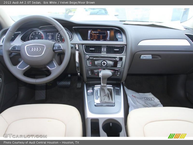 Ibis White / Velvet Beige/Moor Brown 2013 Audi A4 2.0T Sedan