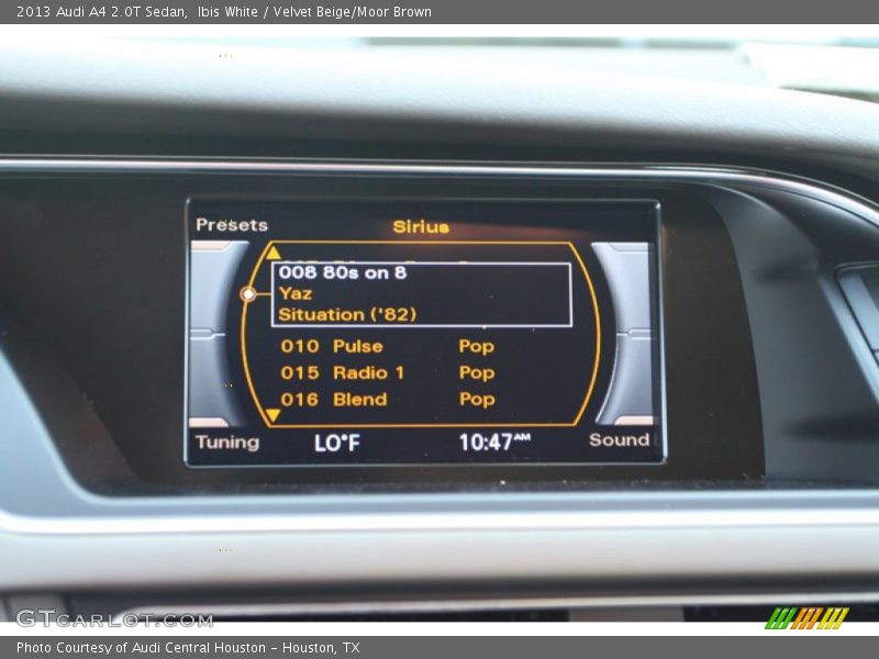 Ibis White / Velvet Beige/Moor Brown 2013 Audi A4 2.0T Sedan