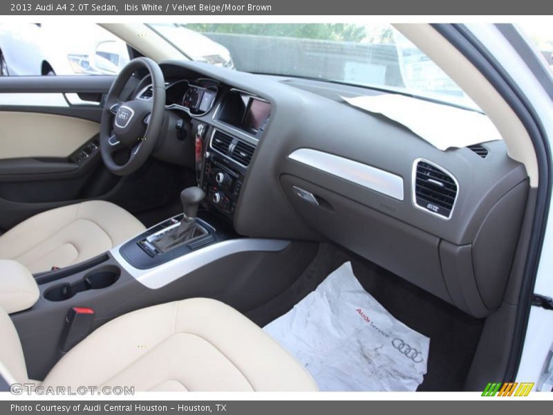 Ibis White / Velvet Beige/Moor Brown 2013 Audi A4 2.0T Sedan