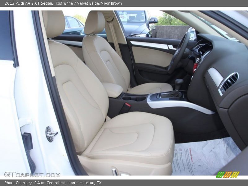 Ibis White / Velvet Beige/Moor Brown 2013 Audi A4 2.0T Sedan