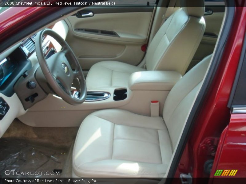 Red Jewel Tintcoat / Neutral Beige 2008 Chevrolet Impala LT
