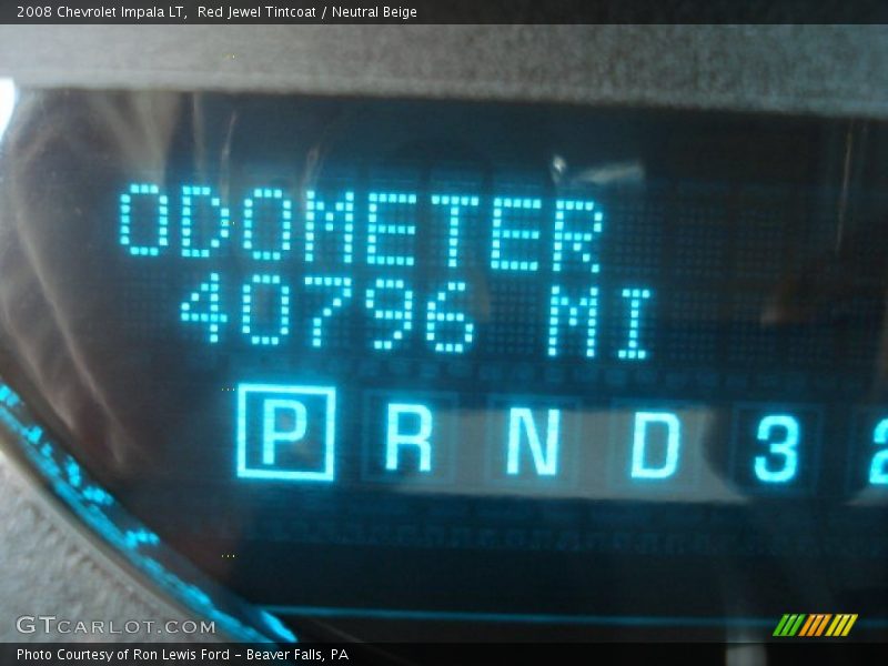 Red Jewel Tintcoat / Neutral Beige 2008 Chevrolet Impala LT