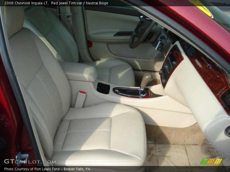 Red Jewel Tintcoat / Neutral Beige 2008 Chevrolet Impala LT