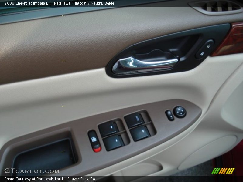 Red Jewel Tintcoat / Neutral Beige 2008 Chevrolet Impala LT