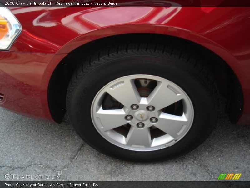 Red Jewel Tintcoat / Neutral Beige 2008 Chevrolet Impala LT