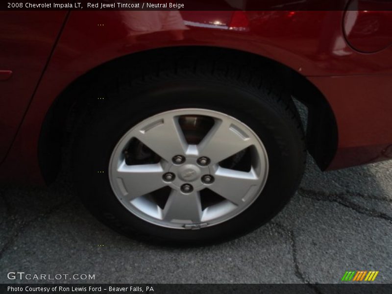Red Jewel Tintcoat / Neutral Beige 2008 Chevrolet Impala LT