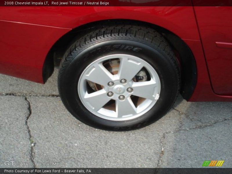 Red Jewel Tintcoat / Neutral Beige 2008 Chevrolet Impala LT