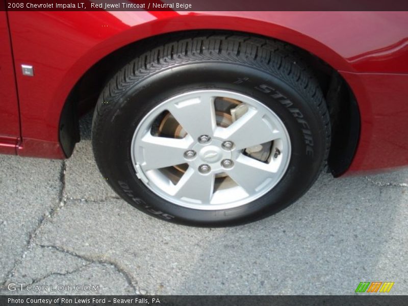 Red Jewel Tintcoat / Neutral Beige 2008 Chevrolet Impala LT