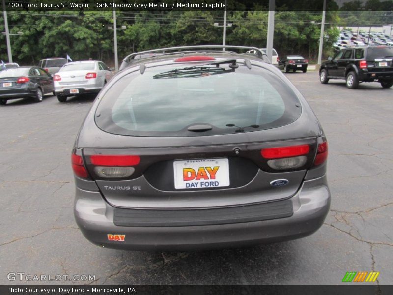 Dark Shadow Grey Metallic / Medium Graphite 2003 Ford Taurus SE Wagon