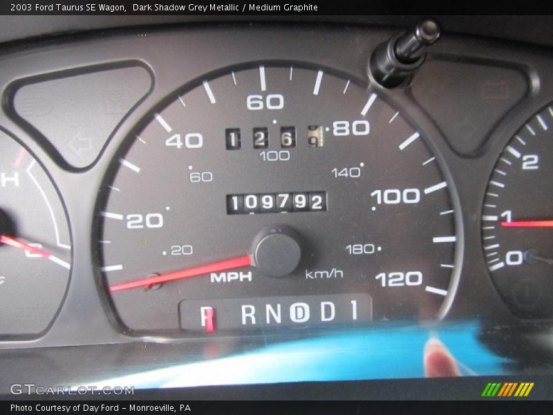 Dark Shadow Grey Metallic / Medium Graphite 2003 Ford Taurus SE Wagon