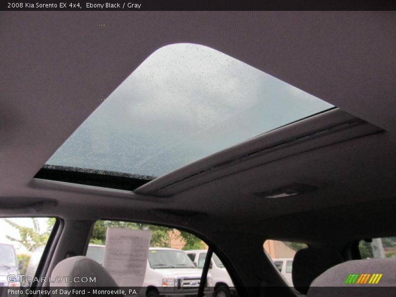 Ebony Black / Gray 2008 Kia Sorento EX 4x4