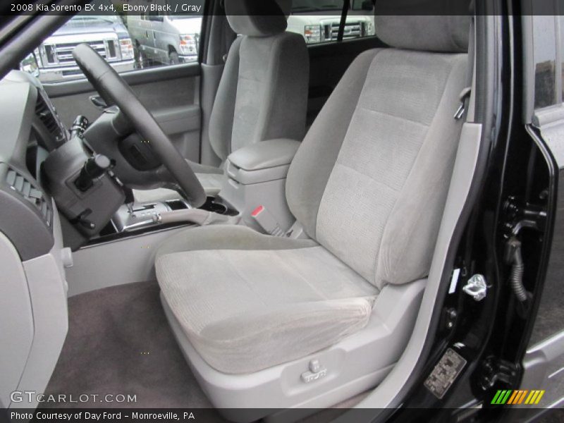 Ebony Black / Gray 2008 Kia Sorento EX 4x4